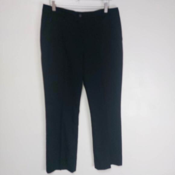 Pendleton Rayon Blend Black Straight Leg Trousers 12 - Picture 1 of 7